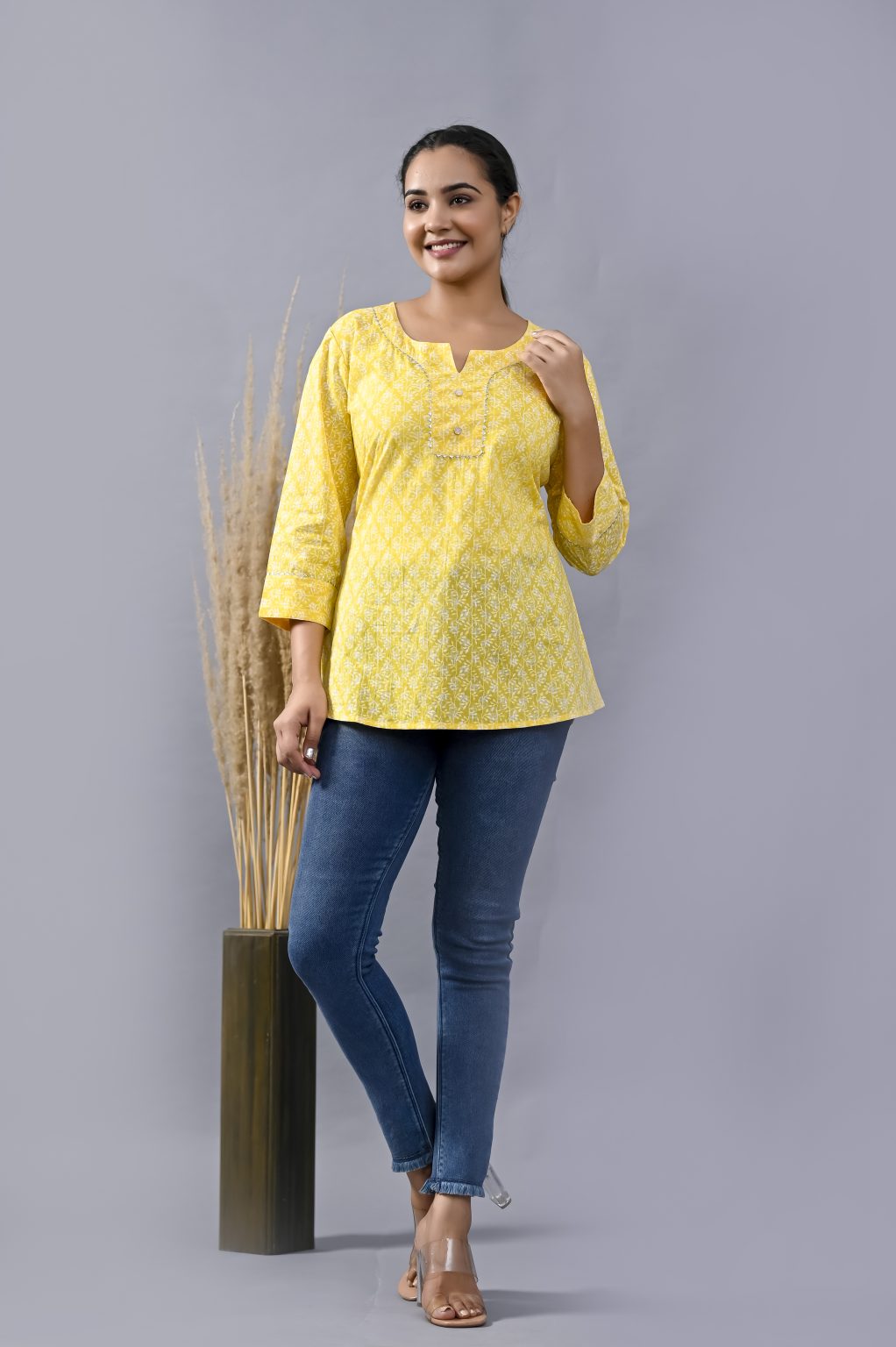 YELLOW COTTON TOP - Image 6