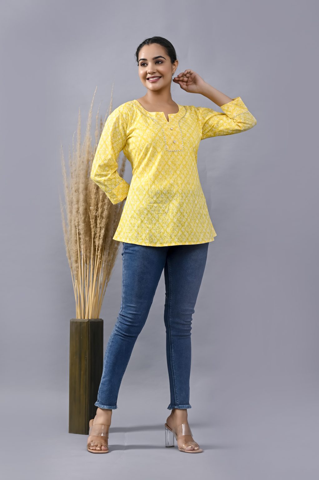 YELLOW COTTON TOP - Image 7