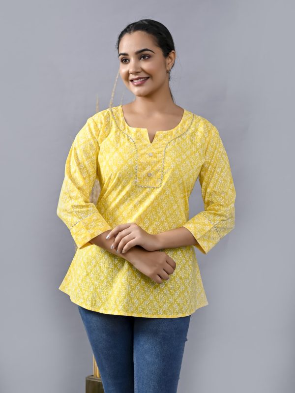 YELLOW COTTON TOP