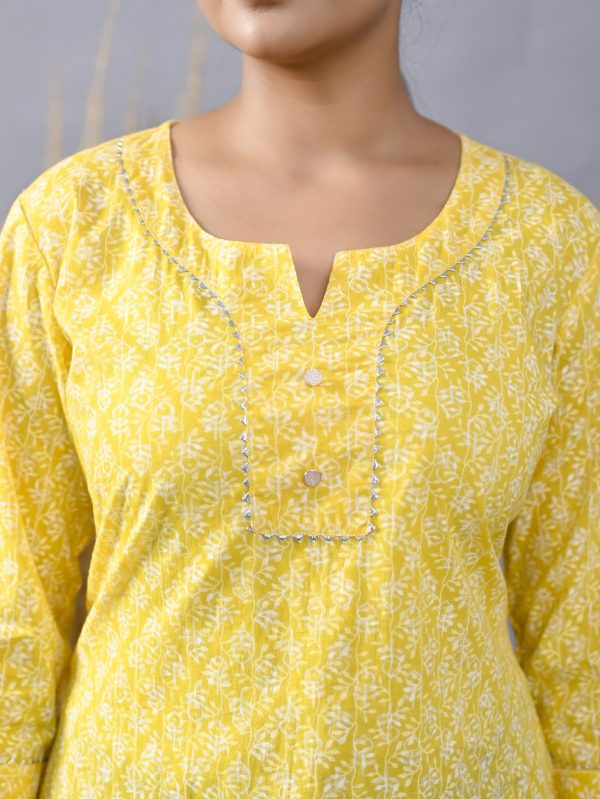 YELLOW COTTON TOP