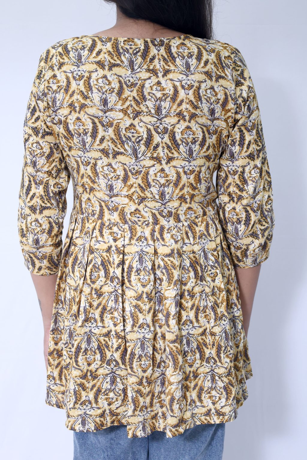 BAGRU KALAMKARI GATHERING TOP - Image 5
