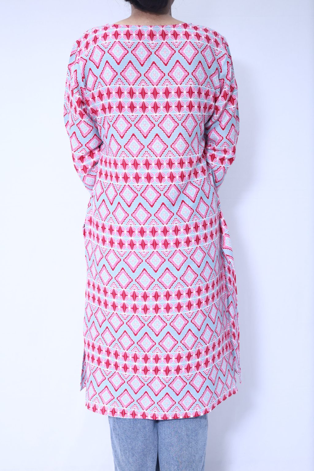 PRINTED RAYON COMFORT KURTI - Image 5